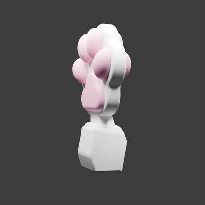 Cute Pink Paw Pad Chastity Cage - image 3