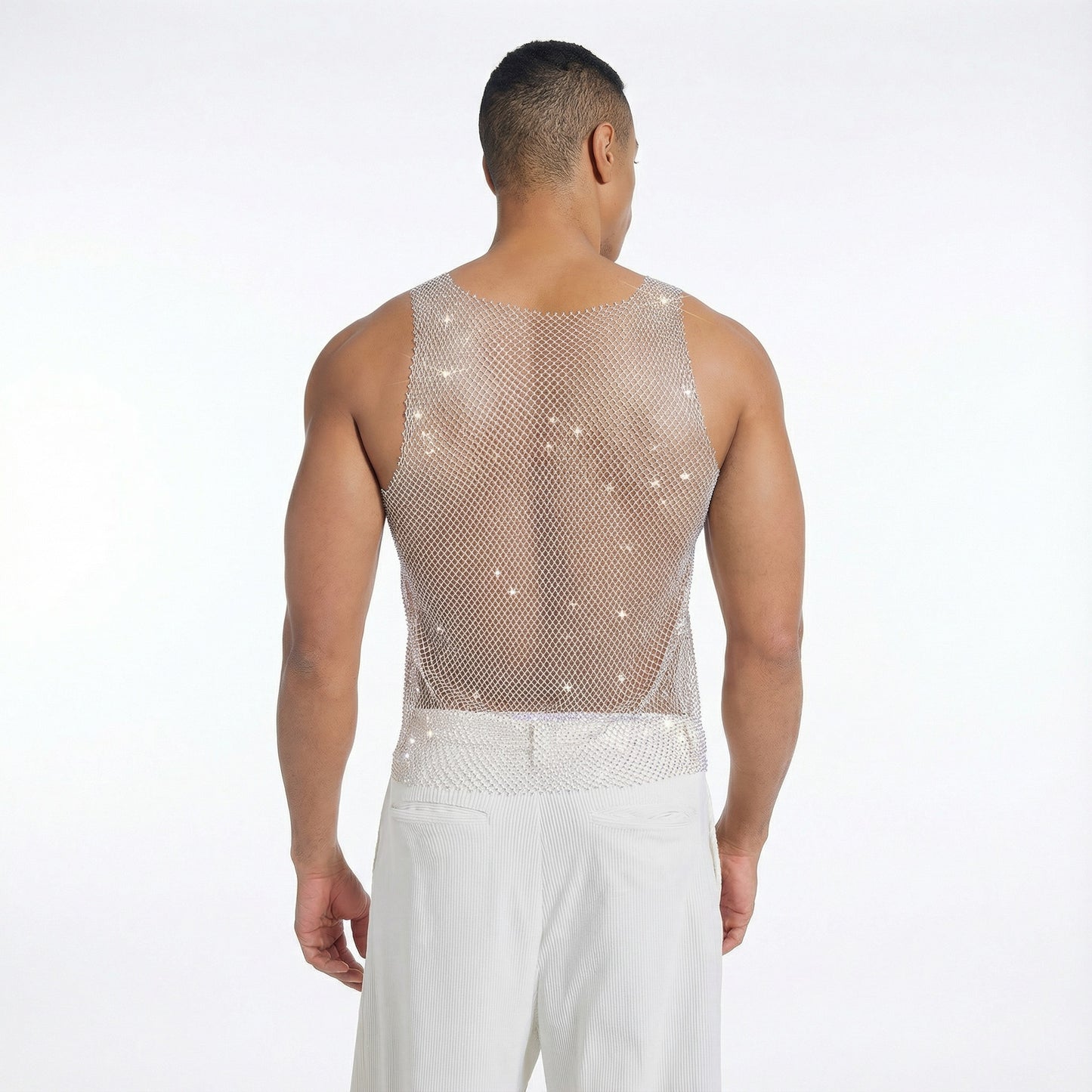 Starluxe Mesh Sparkle Top – Style H - image 4