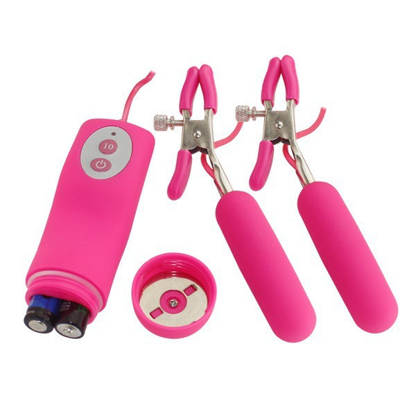 Adjustable Vibrating Nipple Clamps with 10 Modes – Intense Bullet Vibrator Clips for Women & Couples - image 5