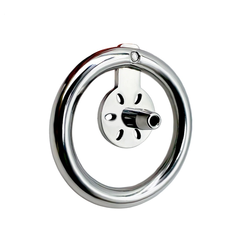 Sissy Chastity Cage with Urethral Tube - image 0