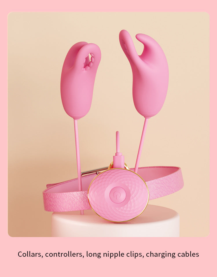 Ten-Speed Vibrating Puppy Nipple Clips - image 2