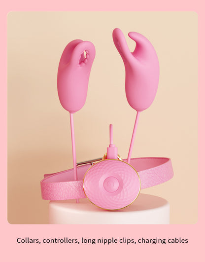 Ten-Speed Vibrating Puppy Nipple Clips - image 2