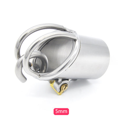 Prince Albert Chastity Cage - PA Piercing - 5mm - image 1