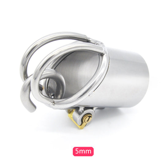 Prince Albert Chastity Cage - PA Piercing - 5mm - image 1