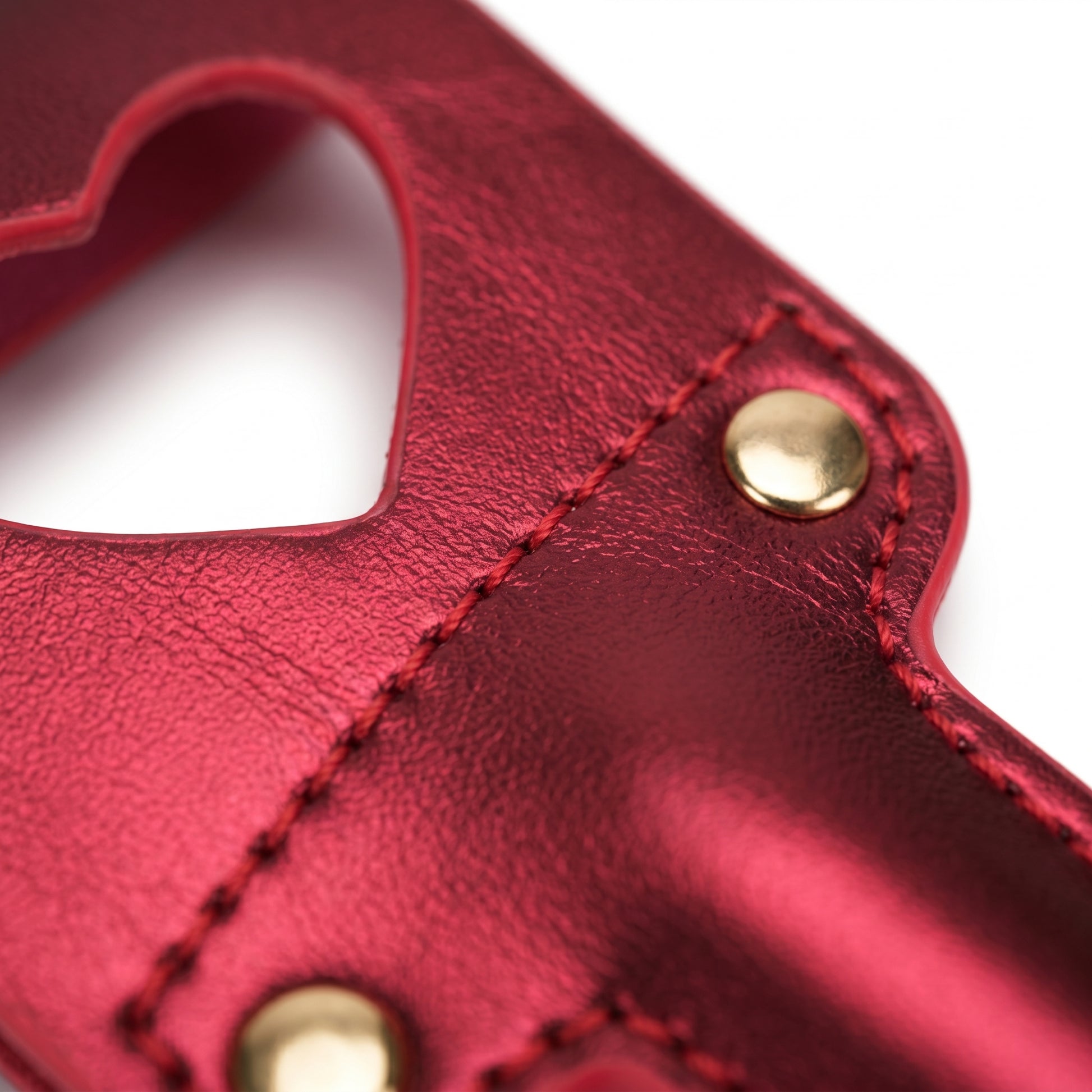 Heart Cutout Leather Whip - image 7