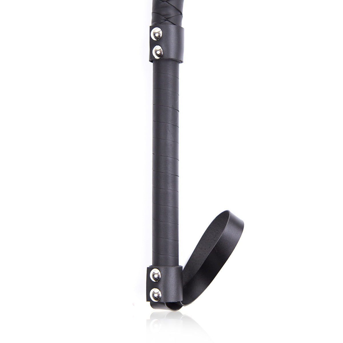 Horse Whip Braided PU Leather Whip Riding Crop and Whips - image 3