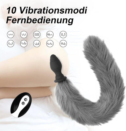 Multicolor Fox Tail Light Up Butt Plug - image 15
