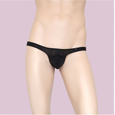 Men's Thong Sexy Underwear - Black - XXL - image 1