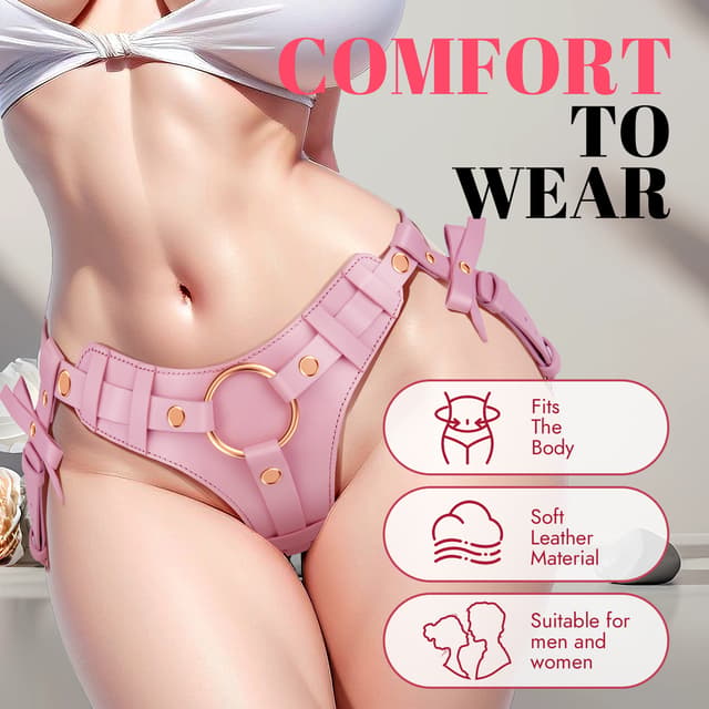 Beginner-Friendly Adjustable Strap-On Harness Kit with Multi-Ring Support System - image 6