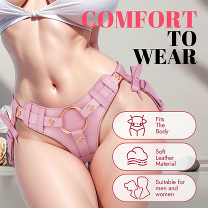 Beginner-Friendly Adjustable Strap-On Harness Kit with Multi-Ring Support System - image 6