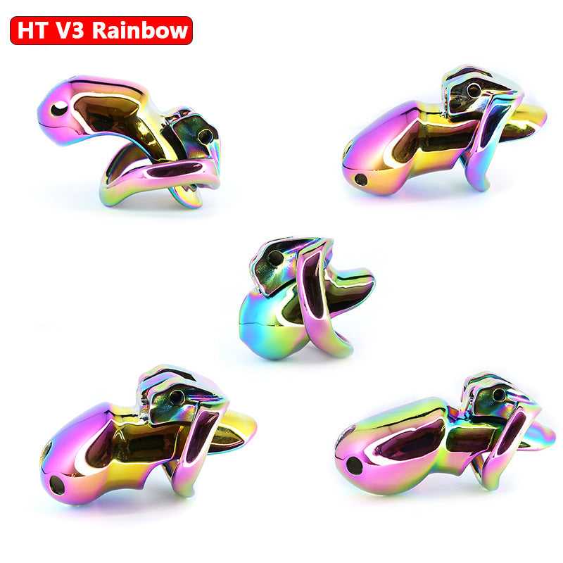 Rainbow HT-V4 Stainless Steel Male Chastity Device - image 5