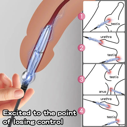 Stainless Steel Electric E-stim Stretcher Urethra Sound Rod - image 8