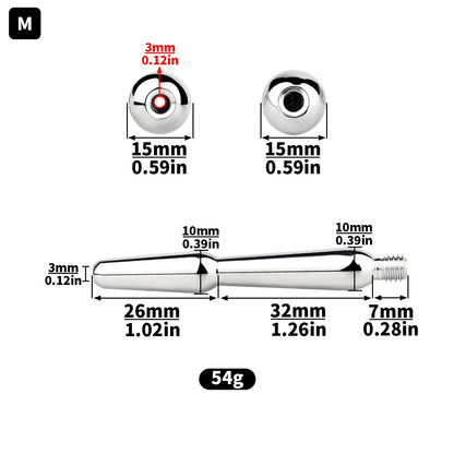 Precision Hollow Penis Plug - M - image 6