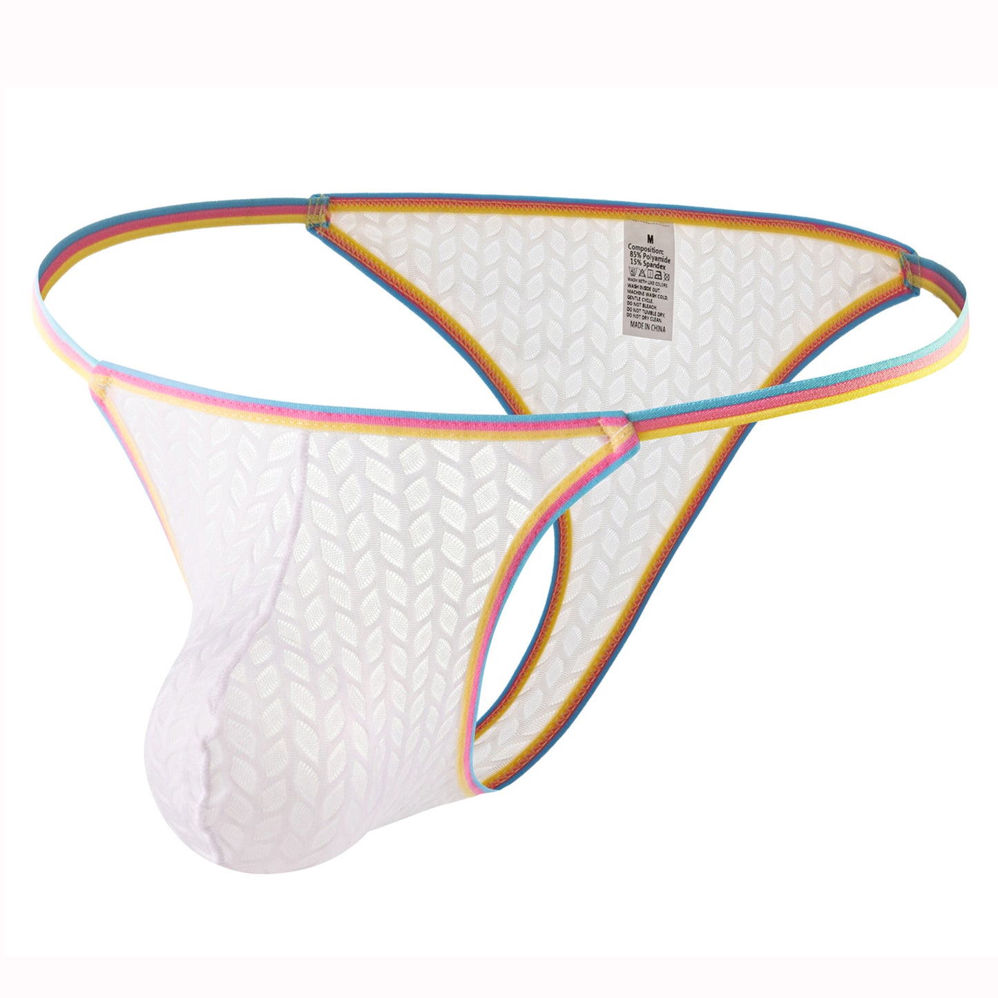 Men's Sexy Thong  - White - XL - image 6