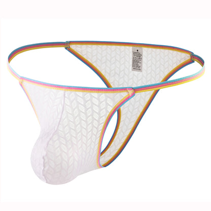 Men's Sexy Thong  - White - XL - image 6