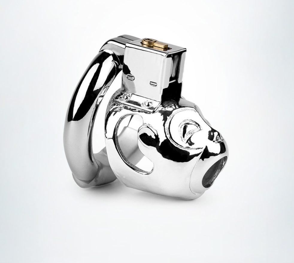 Monkey Face Chastity Cage - 50mm Ring - image 0