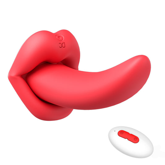 LustLick – Realistic Tongue Vibe for Clitoral & G-Spot Bliss - Red - image 0