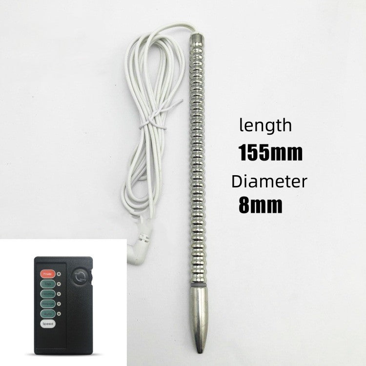 Electro-Sex Ribbed Urethra Sound Probe - Style 2 - image 2