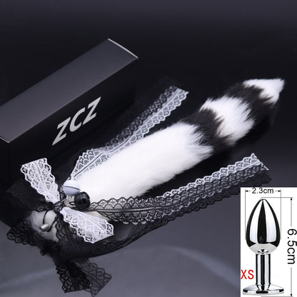 15.7'' Playful Tail Butt Plug With Ribbon Accent - C - image 6