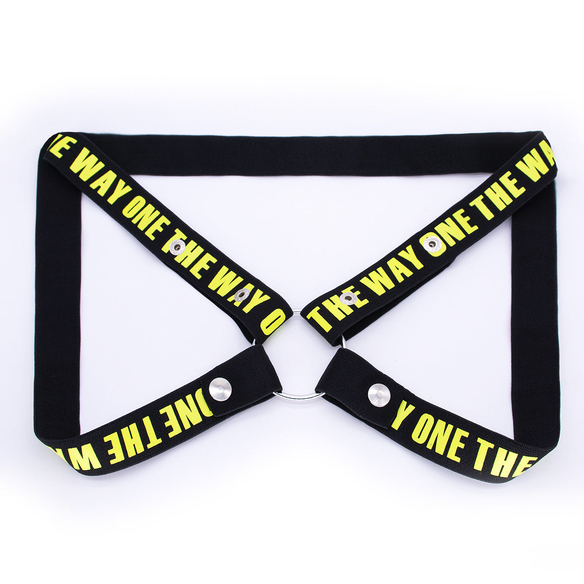 Male Chastity Belt With Four-way Wide Restraint Belt - C - green - image 10