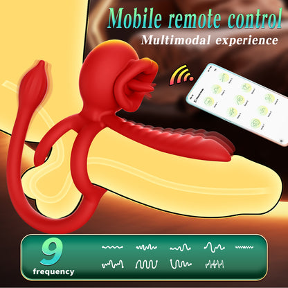 3-in-1 Couple Vibrator with App Control – Dual Ring & Anal Plug for Intense Shared Pleasure - image 8