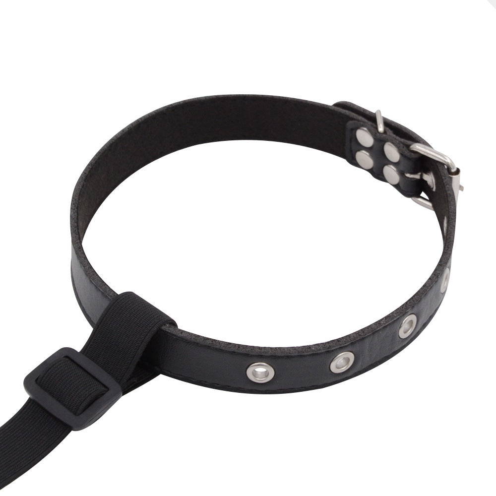 Neck Collar Necklace with Metal Nose Hook Buckle Halloween Choker - image 2
