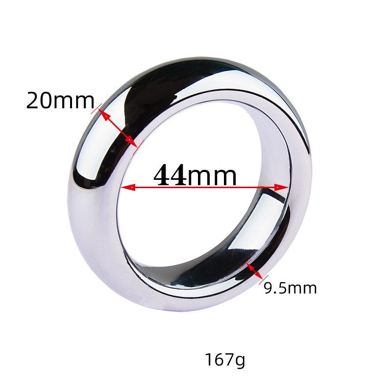 Heavy Weight Oval Penis Ring - 44mm - image 4