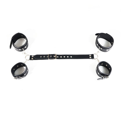 Sex Bondage Hands Arms Cuffs BDSM Restraints Set - Black - image 1