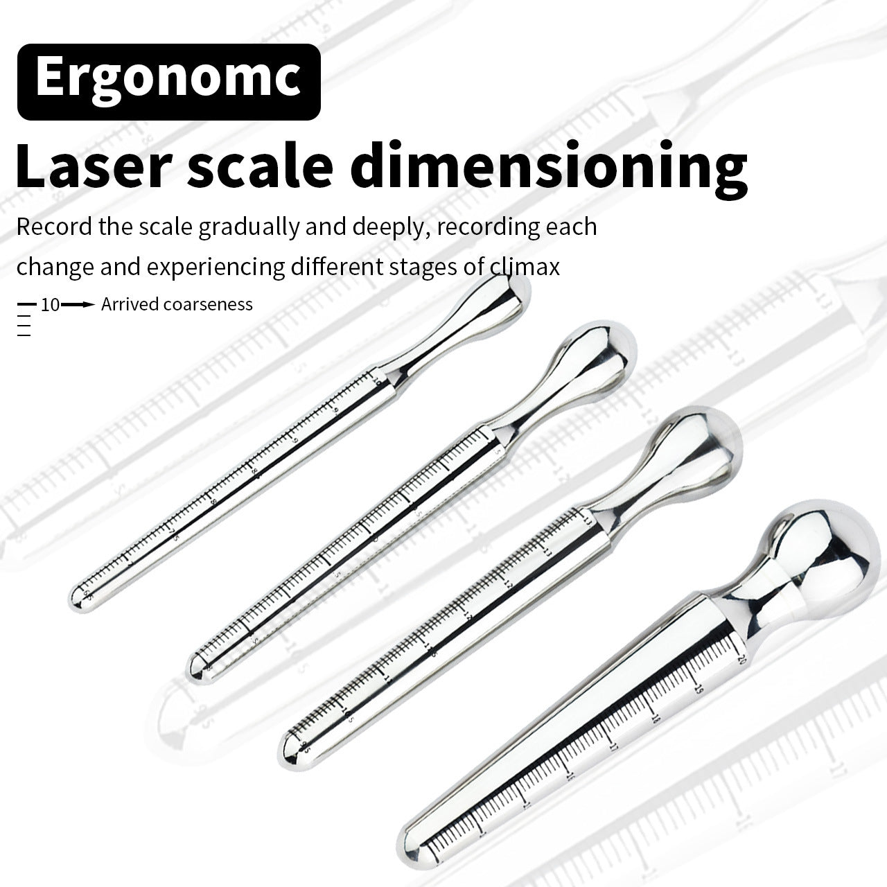 Stainless Steel Urethral Sounding Rod with Scale - image 3