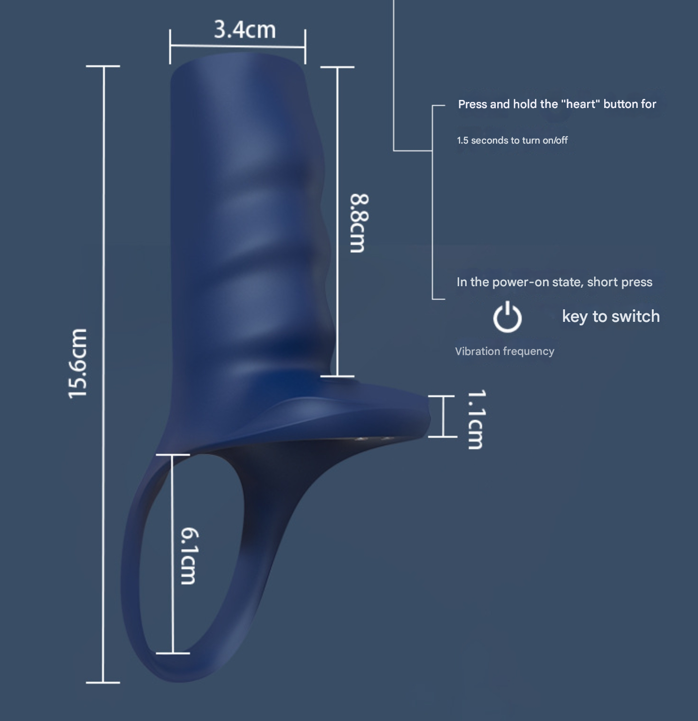 Vibrating Penis Sleeve Cock Extender with Remote - image 3