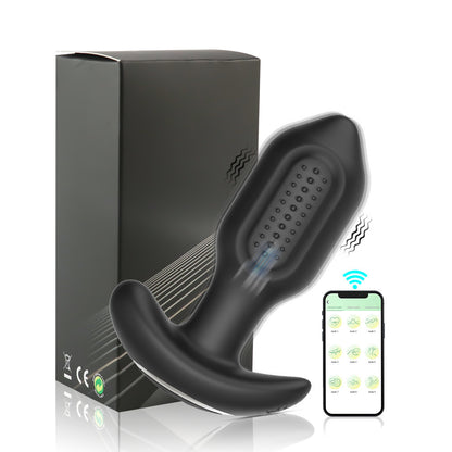 360° Rotating Vibrating Butt Plug APP-Controlled Sex Toy - vibrating - app control - image 5