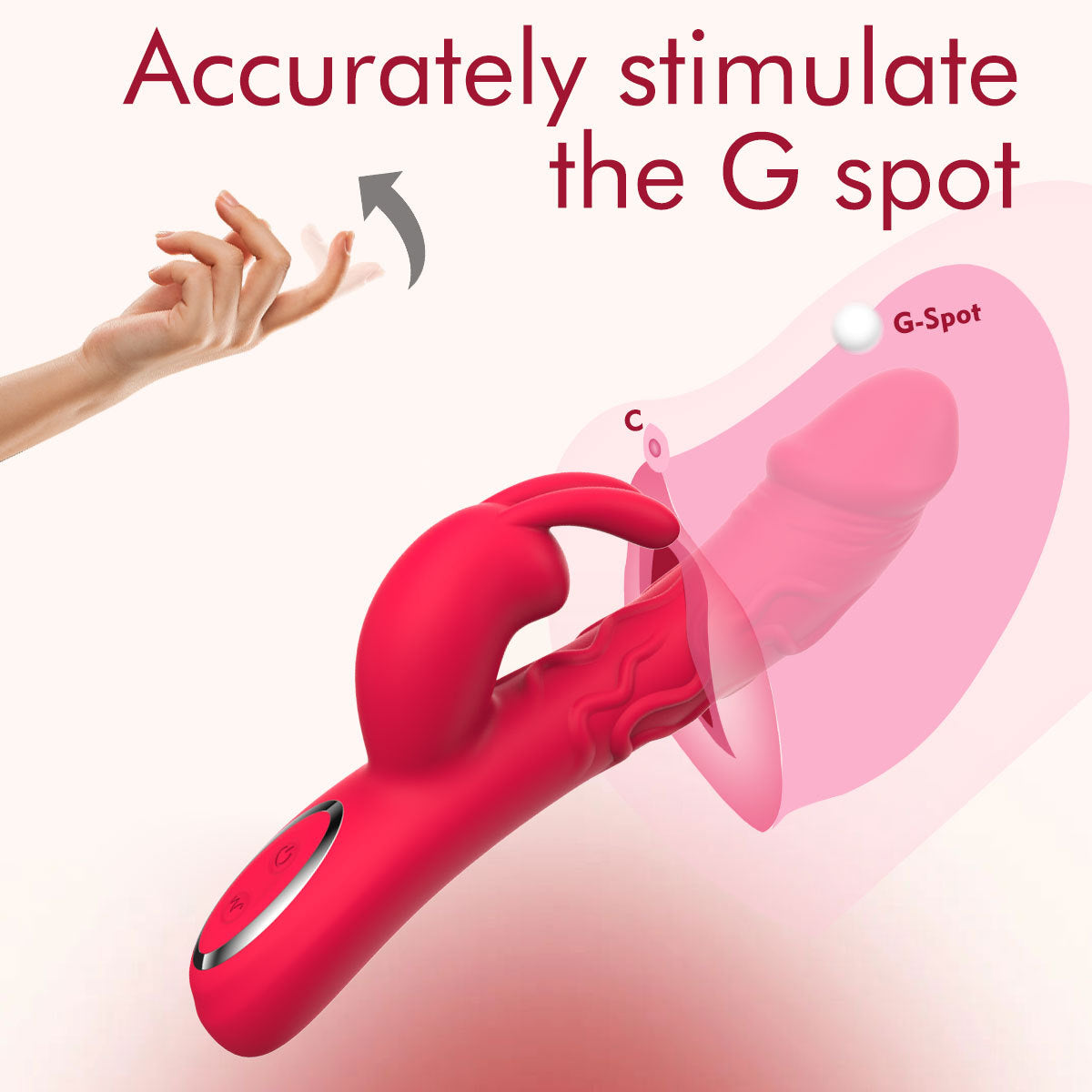 10-Mode Silicone Dual-Stimulation Rabbit Vibrator - image 5