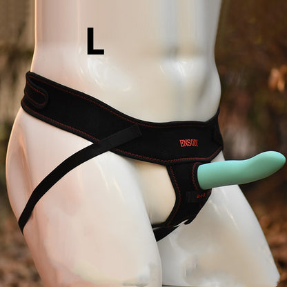 Lesbian Strap-On Harness with Color Options – Perfect Fit & Control - Lake Blue - L - image 7