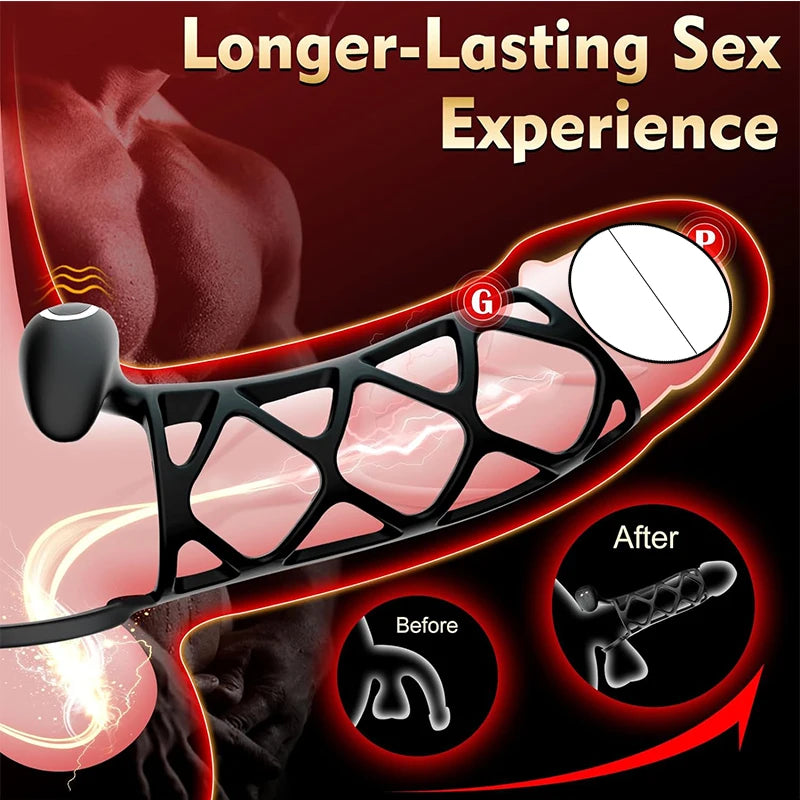 Vibrating Sleeve for Penis with Remote - image 7