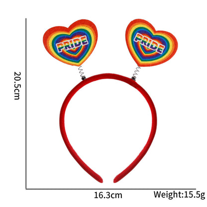 LGBT Headband Pride Month Accessory Rainbow Headband - F - one size fits all - image 9