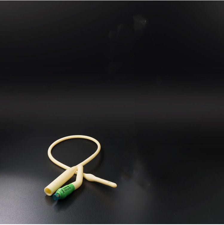 Silicone Urethral Catheter Tube With Syringe - one tube (length: 39cm - width:7.3mm) - image 1