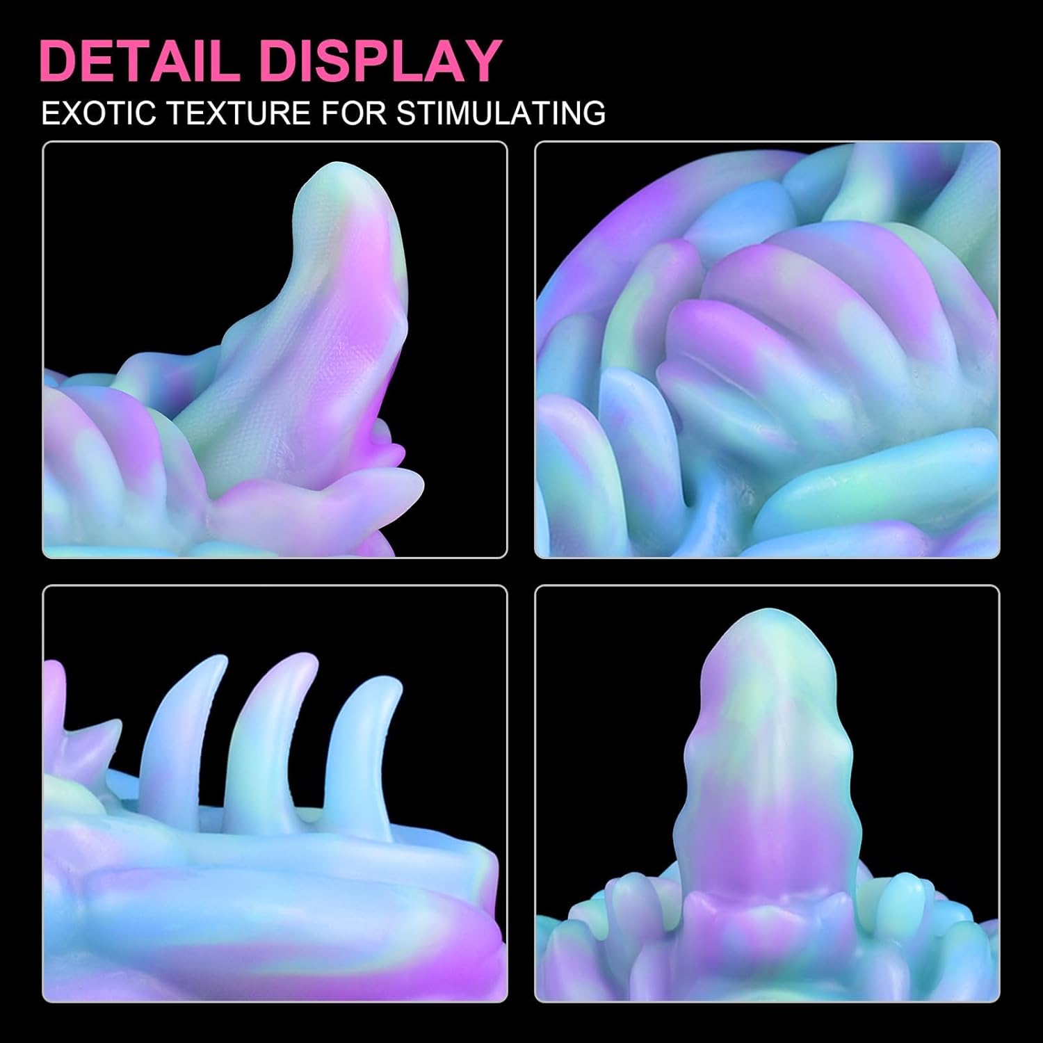 Monster-Inspired Female Grinder – Dual-Action Tongue + Textured Grinding Pad - image 3