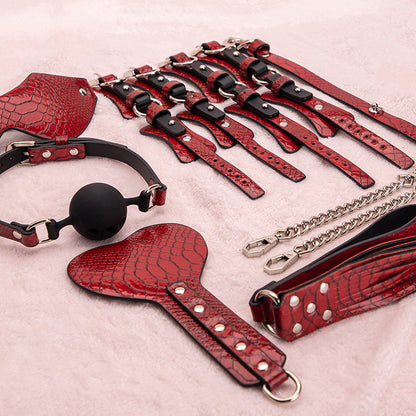 7-Piece Snake-Skin Bondage Set (Case Sold Separately) - image 4