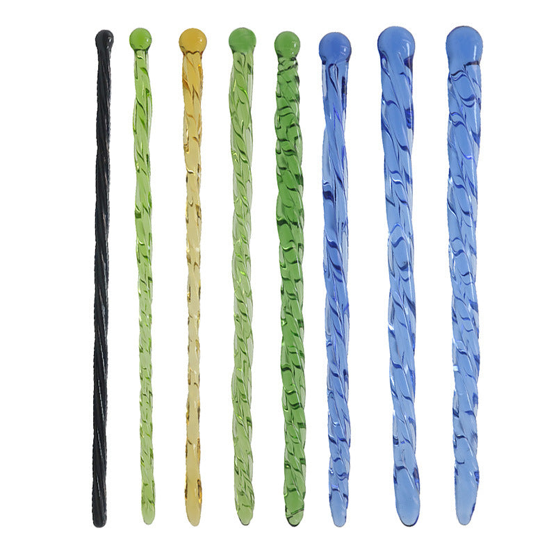 200mm Glass Urethral Sounds (Ramdon Color) - 12mm - image 0