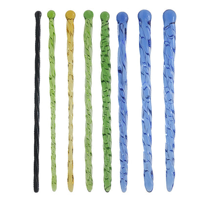 200mm Glass Urethral Sounds (Ramdon Color) - 12mm - image 0