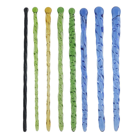 200mm Glass Urethral Sounds (Ramdon Color) - 12mm - image 0