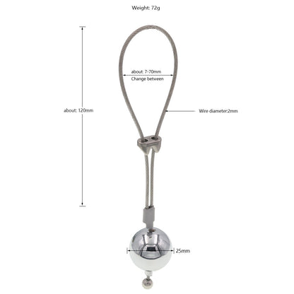 BDSM CBT Penis Training Weights - 72g - image 8