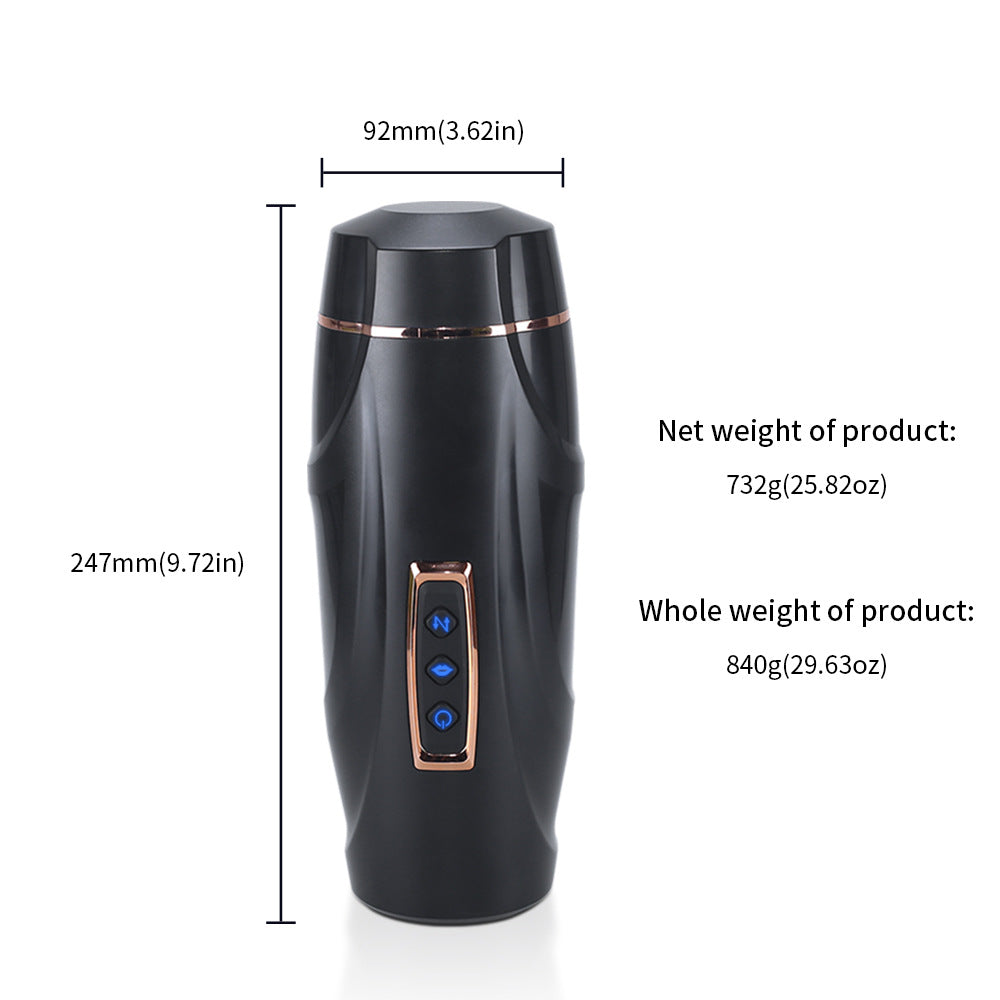 Automatic Telescoping Stroker With Suction & Vibration - image 0
