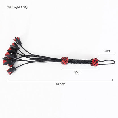 Handcrafted Leather Rose Whip - image 0