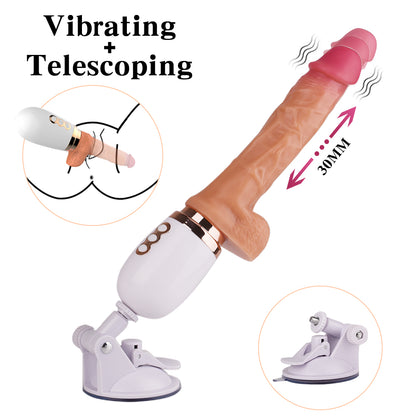 Realistic Vibrator with Remote – 10 Vibration & 3 Pulsation Modes, Hands-Free Mountable Design - Remote Control - image 5