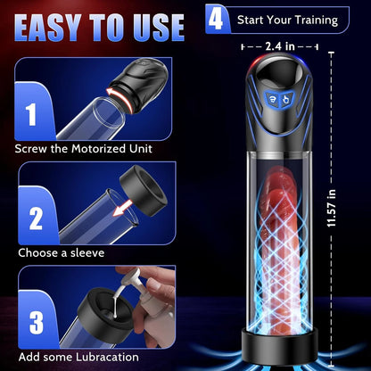 Premium Electric Penis Pump 5 Suction Modes Penis Enlargement - image 5