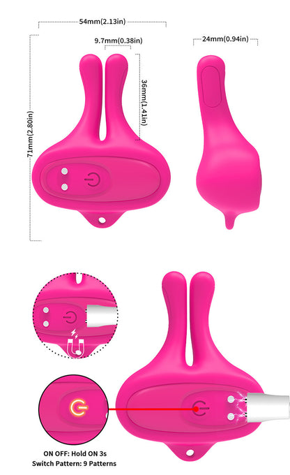 Nipple Toys Vibrator Vibrating Nipple Clamps Stimulation Rechargeable BDSM Toy - image 9