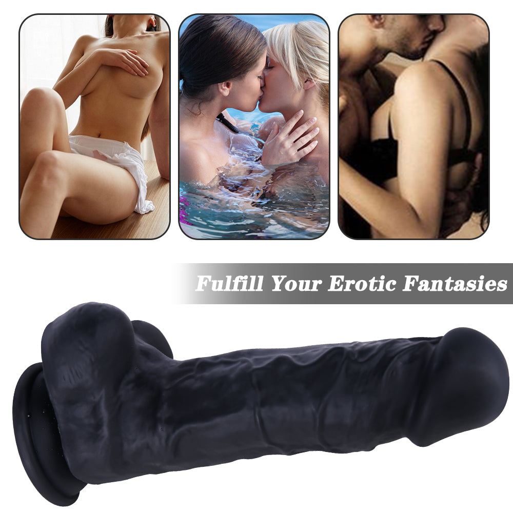 Realistic Veined Silicone Dildo - image 7