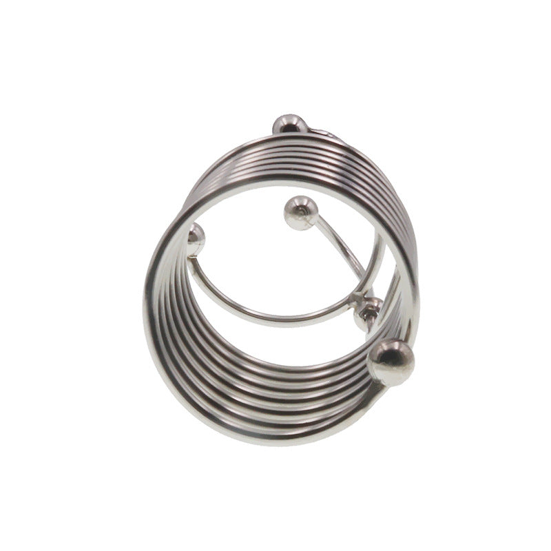 Stainless Steel Penis Ring Urethral Sound Rod Urine Plug - image 3