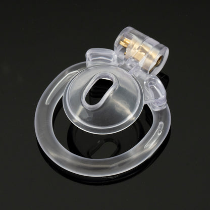 CB Sissy Chastity Cage with 4 Rings - E - positive - image 4